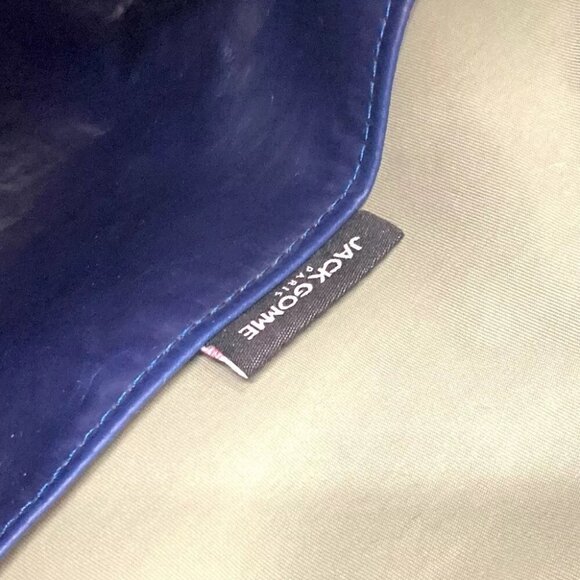 JACK GOMME 2WAY bag shawl Shoulder Bag Nylon Navy - Picture 4 of 15